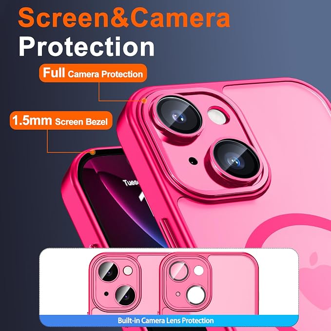 for iPhone 15 Case with Privacy Screen Protector and Camera Protection - Image 6