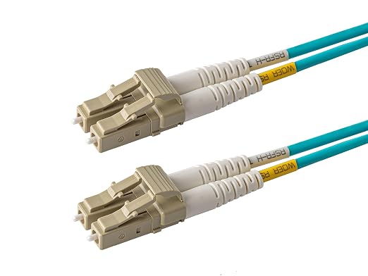 SpeedyFiberTX 1-Pack 100 Feet Multimode 10G OM3 50/125 Fiber Optic Patch Cable by SpeedyFiberTX