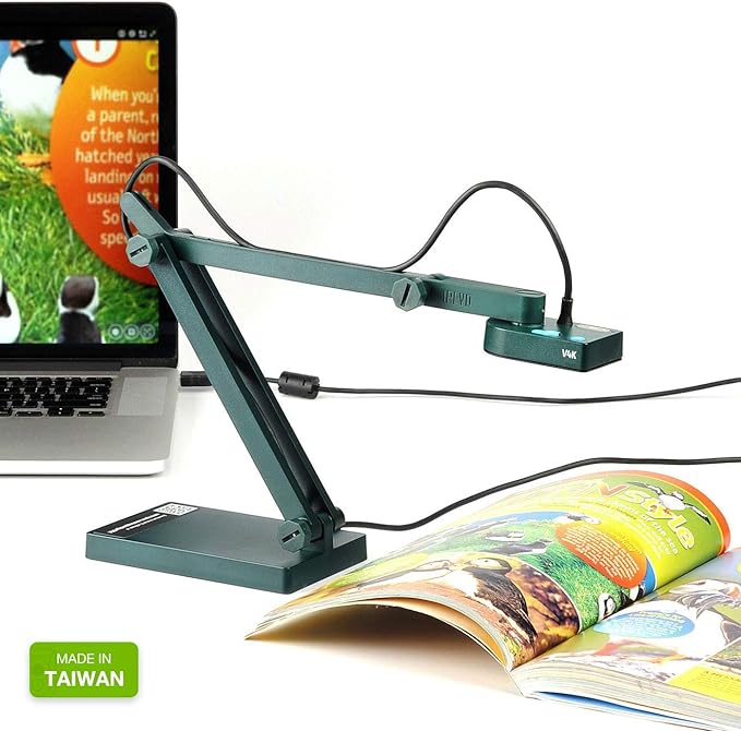 IPEVO V4K Ultra High Definition 8MP USB Document Camera — Mac OS, Chromebook - Image 3