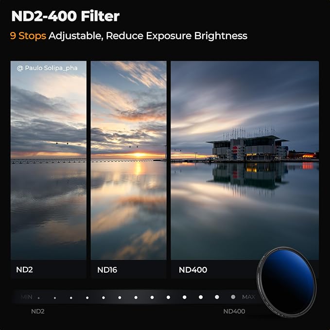 K&F Concept 72mm UV/CPL/ND2-400 Lens Filters Kit-18 Multi-Layer Coatings - Image 5