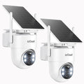 ieGeek 2 Pack S5 Solar Security Cameras Wireless Outdoor – 2K 3MP WiFi Camera by ieGeek