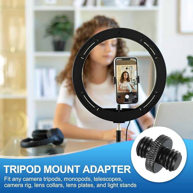 PATIKIL Tripod Screw Adapter 3/8" Male to 3/8" Male, 18 mm - Image 4