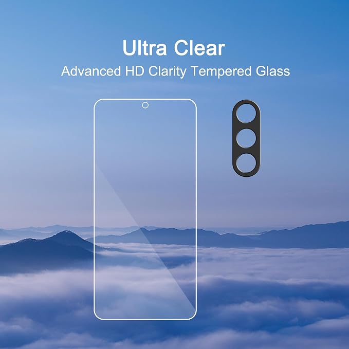 Ailun Glass Screen Protector for Galaxy S26+ / S26 Plus 3Pack+2Pack Camera Lens - Image 4