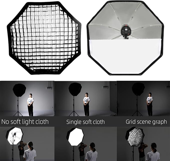 Godox 37.5"/95cm Octagon Umbrella Soft Box Kit - Image 3