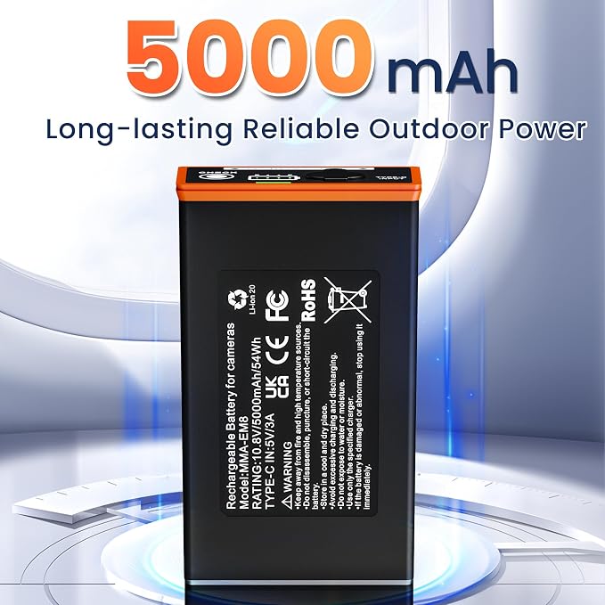 4-Pack 5000mAh Replacement Battery - Image 2