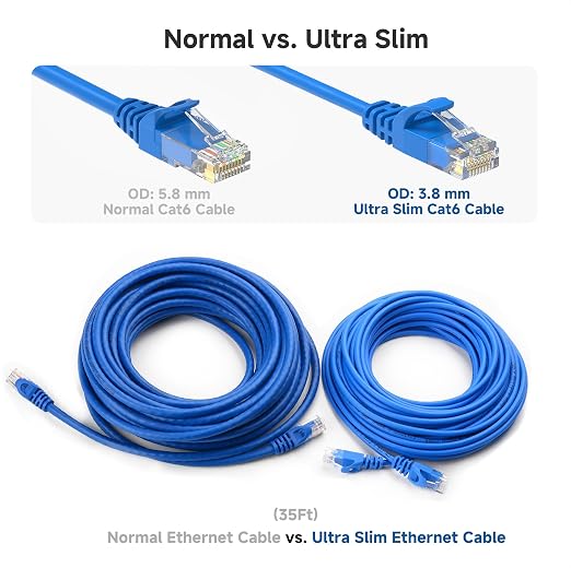 Cable Matters 10Gbps Snagless Cat 6 Ethernet Cable - 30ft - Image 4