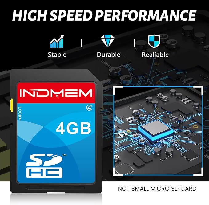 SD Card 4GB 3 Pack, Class 4 Flash SDHC Memory Cards MLC Stanard Secure Digital - Image 6