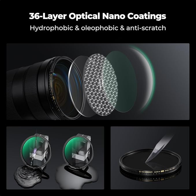 K&F CONCEPT 46mm Circular Polarizers Filter Super Slim - Image 6