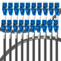 20-Pack - 2m Uniboot LC to LC Armored Fiber Patch Cable, Singlemode 9/125um by Bangun