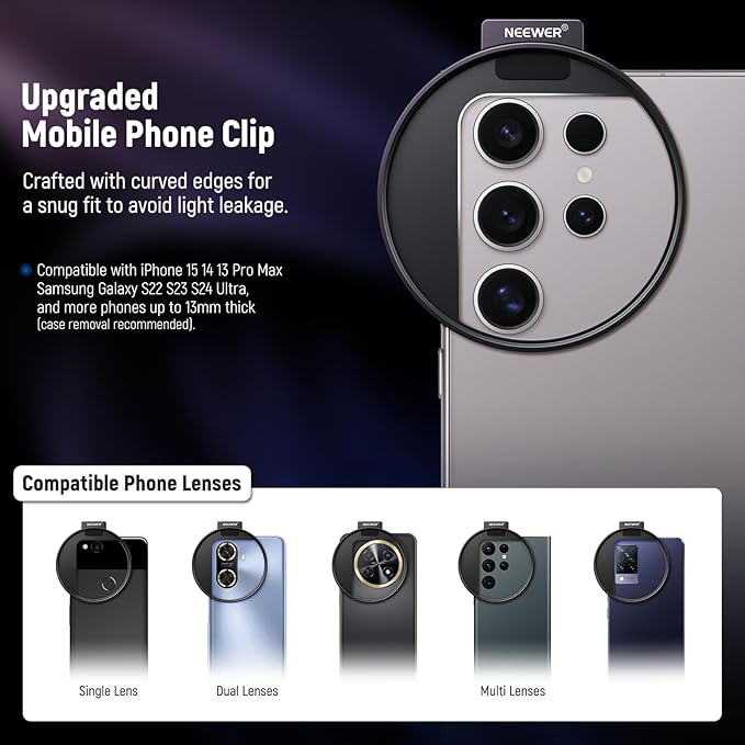 NEEWER 67mm Clip On Variable ND Filter Kit - Image 3