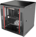 12U Wall Mount Server Rack Cabinet – 19" Network Rack Enclosure, PDU & Shelf by SYSRACKS