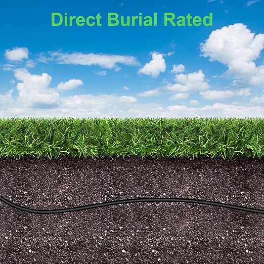 350FT Cat6 Outdoor Ethernet Cable, Heavy Duty Direct Burial, 24AWG CCA Patch - Image 6