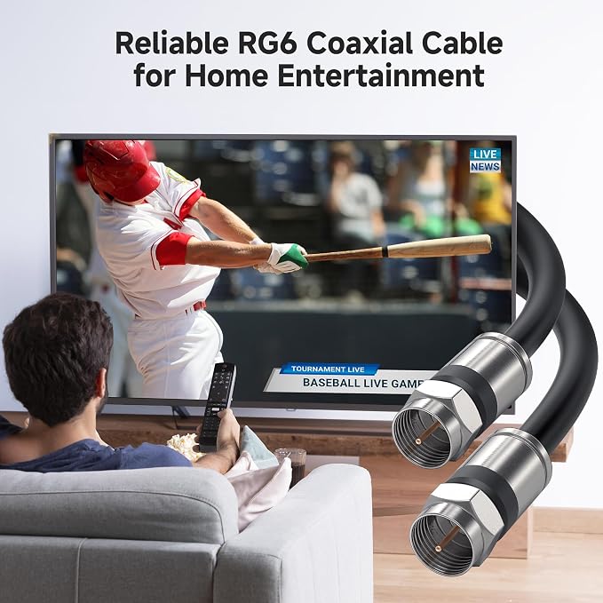 Cable Matters RG6 Coaxial Cable - 50ft - Image 2