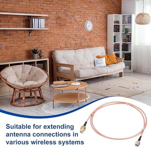 MECCANIXITY SMA Antenna Extension Cable, 26.2ft SMA Male Inner Pin to Female - Image 4