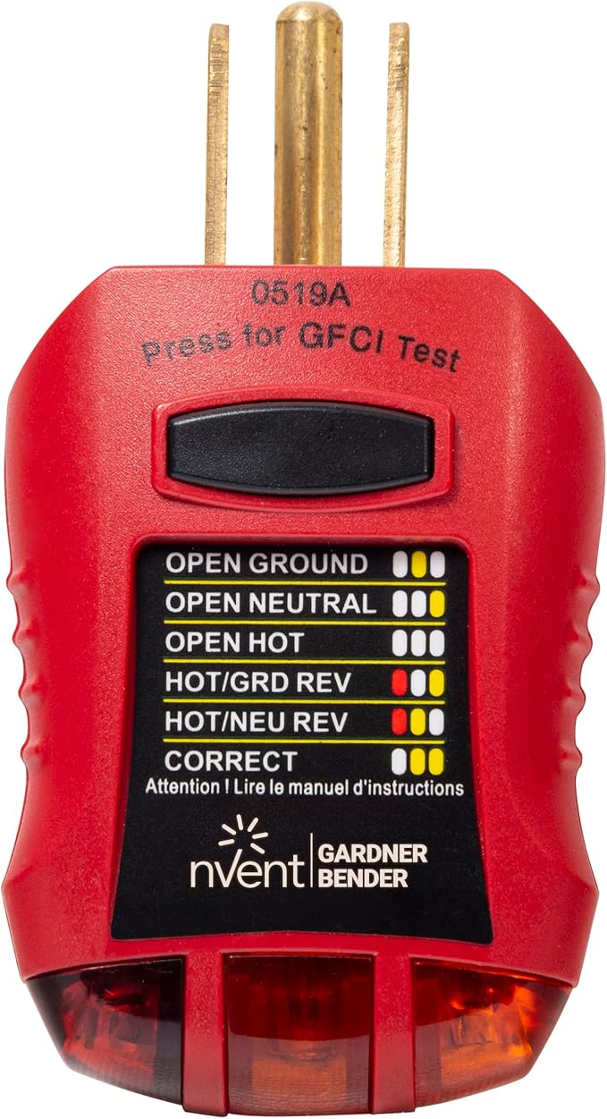 Gardner Bender GFI-3501 Ground Fault Receptacle Tester & Circuit Analyzer by GardnerBender