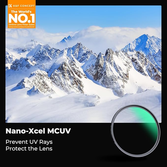 K&F CONCEPT 82mm MC UV Protection Filter - Image 2
