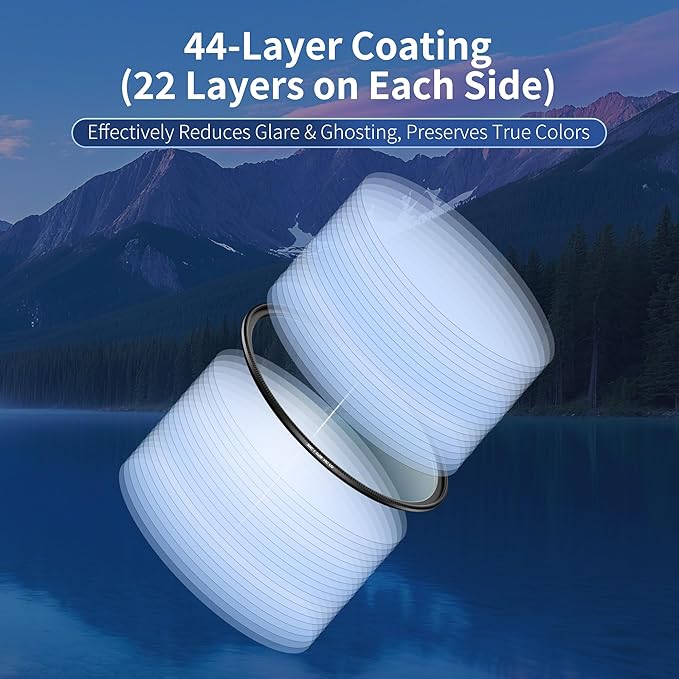 JJC 55mm Ultra-Low Reflectivity UV Filter Lens Protection - Image 5