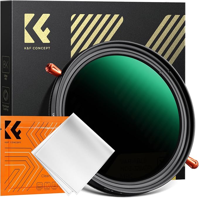 K&F CONCEPT 55mm Variable Fader ND2-ND32 ND Filter and CPL Circular Polarizing by KFCONCEPT