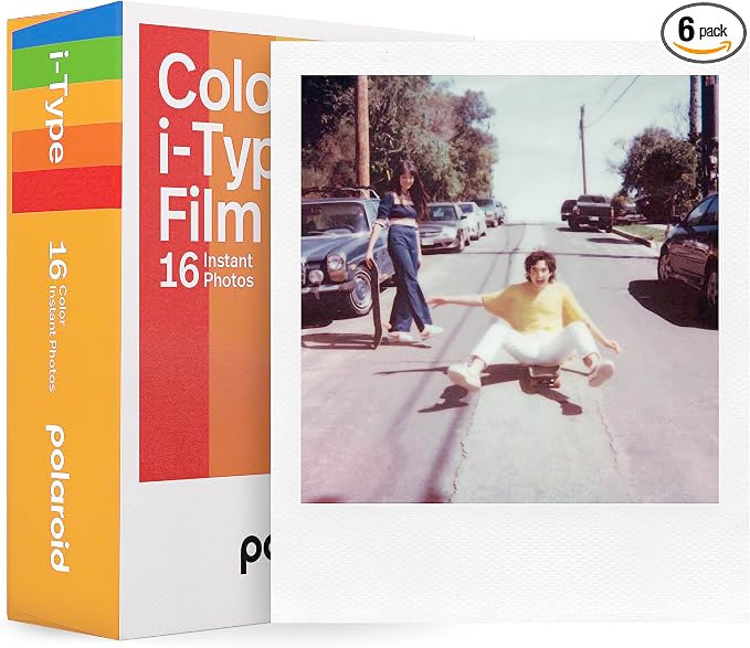 Polaroid Color Film for I-Type Double Pack, 16 Color Instant Photos by Polaroid