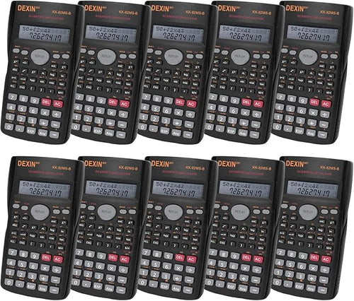 10 Pack Engineering Scientific Calculators, 2-Line Display Function Calculator by Riccioney