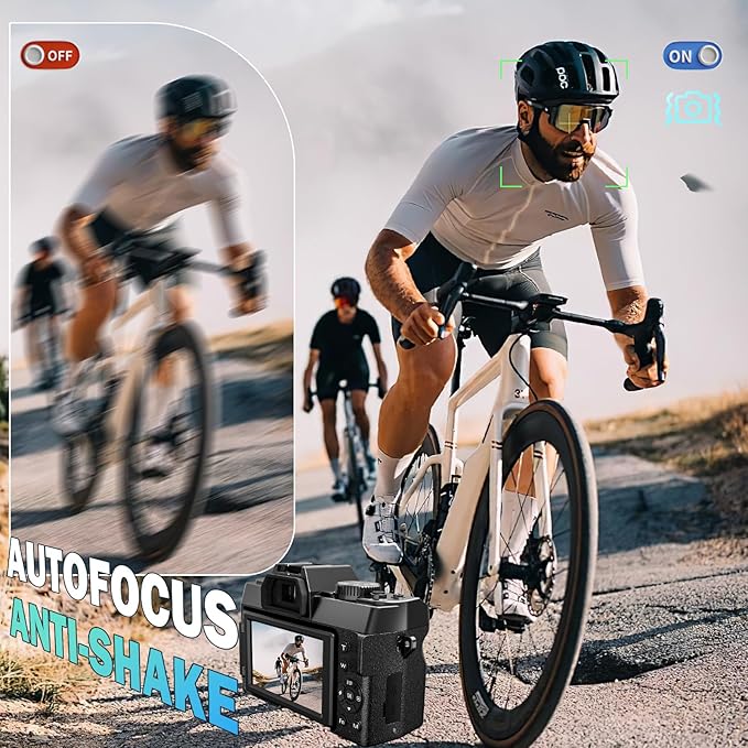 True 5K Digital Camera for Photography, Autofocus & Anti-Shake, 16X Zoom - Image 7