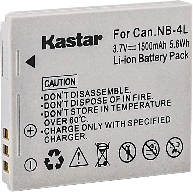 Kastar NB-4L Battery 2-Pack Replacement - Image 2
