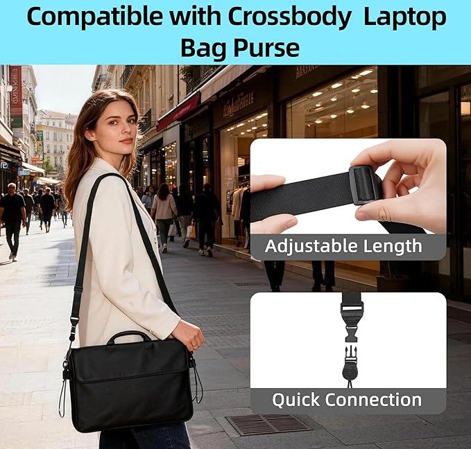 Adjustable Shoulder Strap:Comfortable iPad Strap Nylon Neck Lanyard - Image 6