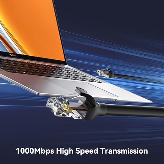 BENFEI Cat 6 Ethernet Cable 100ft, 250MHz 10Gbps Network Cable, RJ45 LAN Cable - Image 2