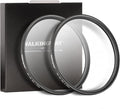 Walking Way 67mm White Mist Diffusion Filter Set, Soft Focus Dreamy Fog Effect by WalkingWay
