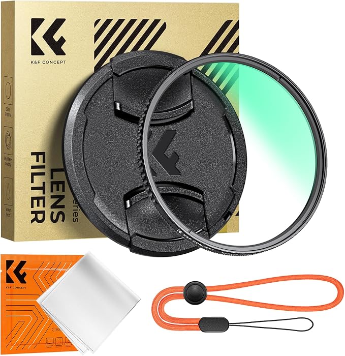K&F CONCEPT 58mm Circular Polarizer Lens Filter by KFCONCEPT