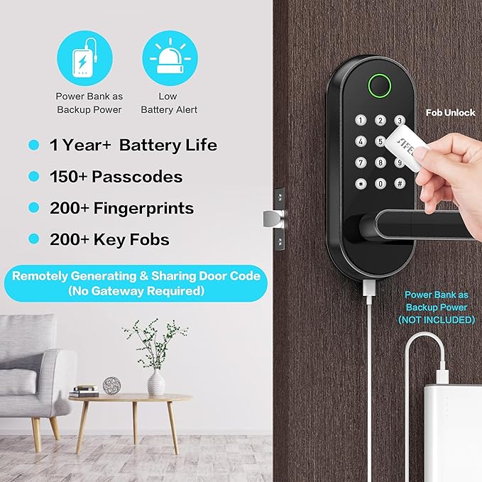 Fingerprint Smart Door Lock - Image 3