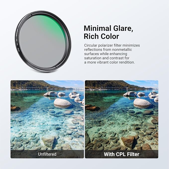 NEEWER 37mm Variable ND + CPL + UV Filter Kit - Image 5