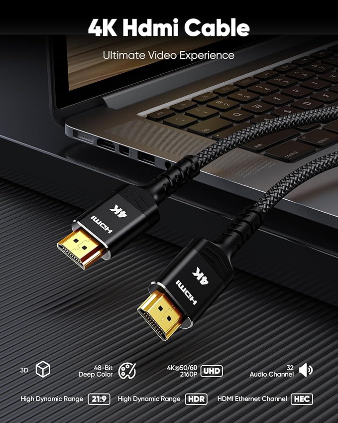 Highwings 4K HDMI Cable 8FT - Image 4
