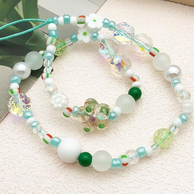 Beaded Camera Wrist Strap Cute Digital Camera Charm Lanyard Phone Chain - Image 3