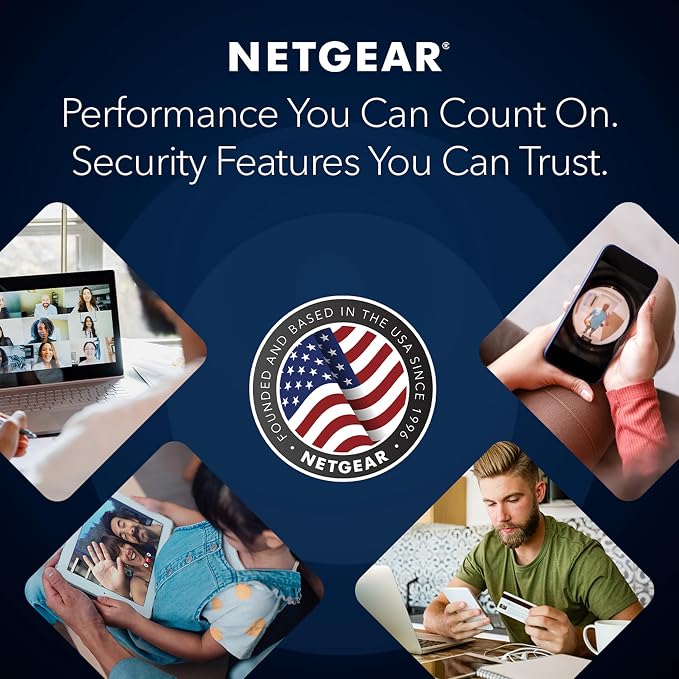 NETGEAR Nighthawk Tri-Band Whole Home Mesh WiFi 6 System – Router + 2 Satellite - Image 3