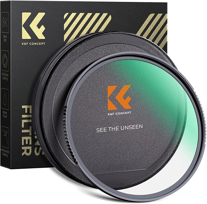 K&F CONCEPT 49mm MC UV Protection Filter Shockproof Tempered Optical Glass by KFCONCEPT