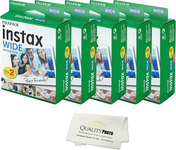 Fujifilm Instax Wide Instant Film Photo Microfiber Cloth – Compatible by FUJIFILM