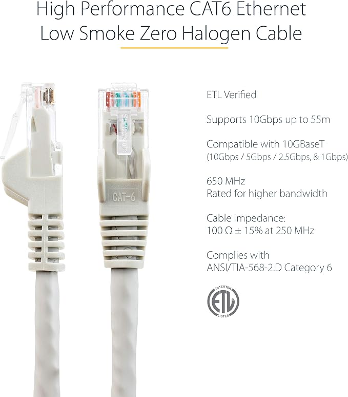 StarTech.com 35ft CAT6 Ethernet Cable - Image 4