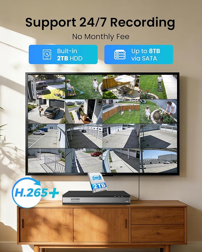 ZOSI 16CH 3K Lite Security Camera System - Image 3