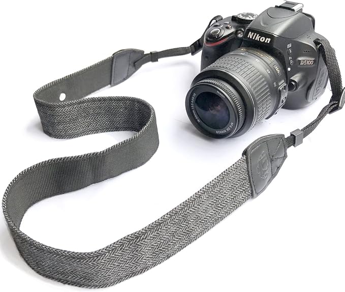 Alled XN01-0943 Neck Shoulder Belt Strap, Vintage Print Soft Colorful Camera - Image 3