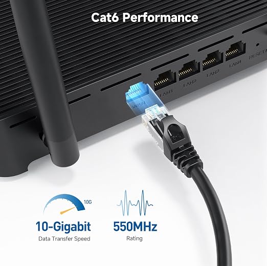 Cable Matters 10Gbps Snagless Cat 6 Ethernet Cable - 30ft - Image 3