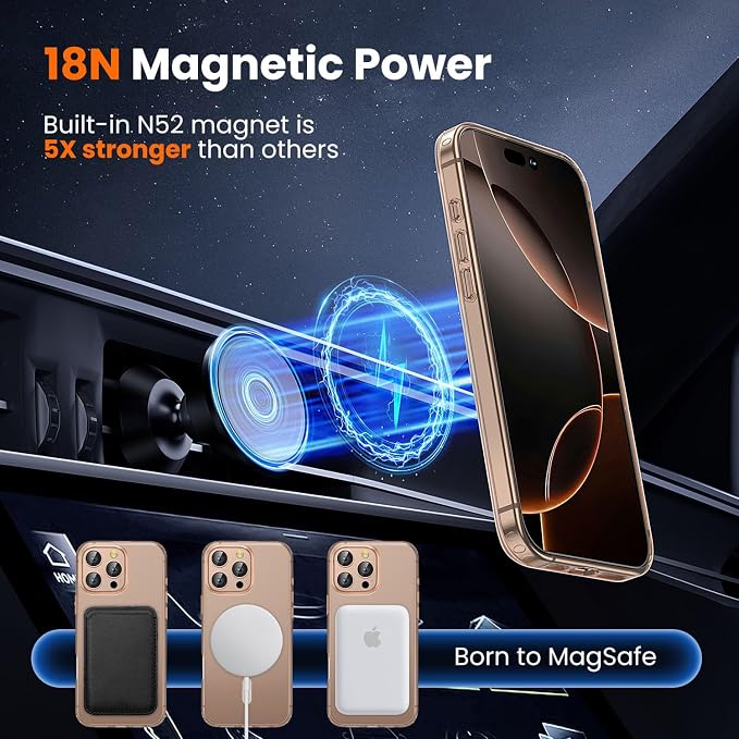toushion 3 in 1 for iPhone 16 Pro Case Clear - Image 4