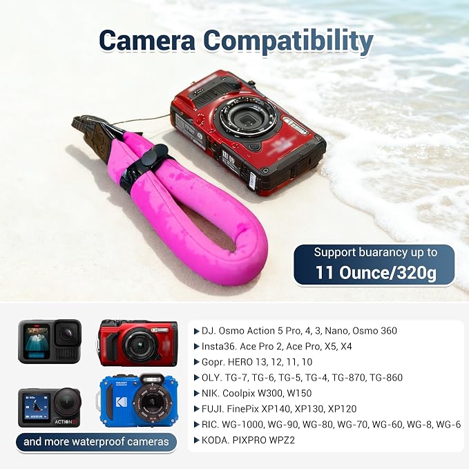 JJC Waterproof Camera Float Strap Phone Float Strap - Image 4