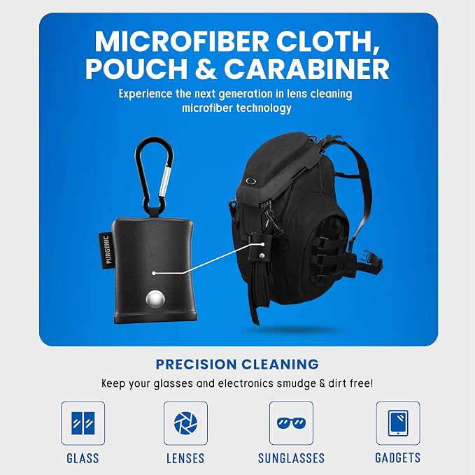 Microfiber Cloth & Glasses Wipes Lens & Glasses Cleaning Cloth - Image 3