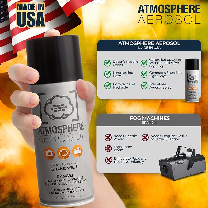 4 Pack Atmosphere Aerosol Haze/Fog Spray - Image 2
