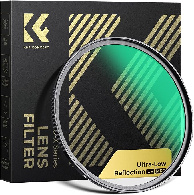K&F CONCEPT 55mm Ultra-Low Reflectivity MCUV Lens Protection Filter 28 by KFCONCEPT