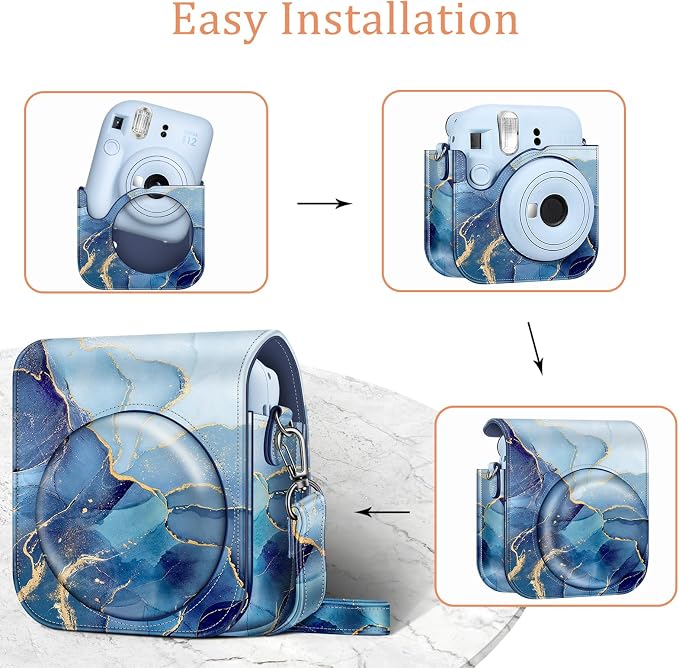 Fintie Protective Case for Fujifilm Instax Mini 12 Instant Camera - Image 5