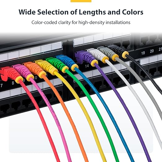 StarTech.com 25ft Gray Slim CAT6 Ethernet Cable, Snagless RJ45, 28AWG Pure Bare - Image 6
