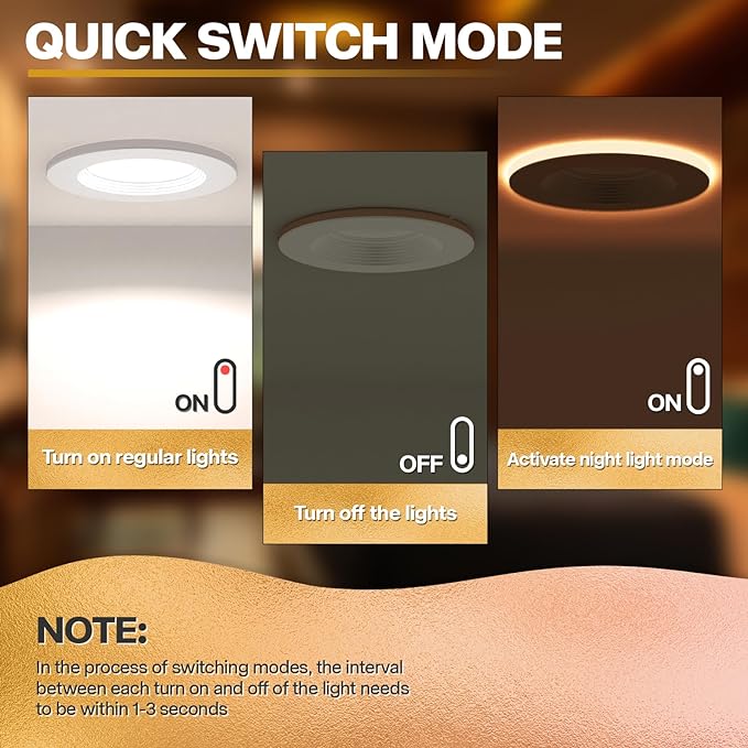 12 Pack 5/6 Inch LED Can Lights - Image 6