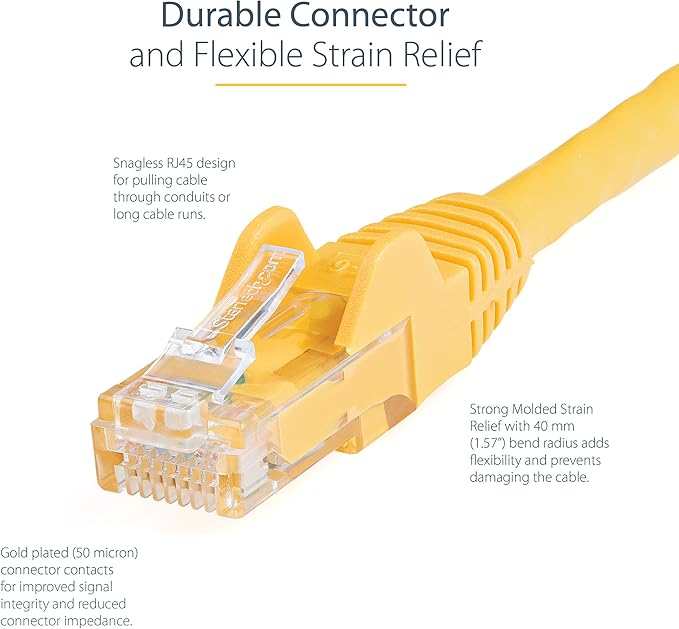 StarTech 7ft CAT6 Ethernet Cable - Image 3